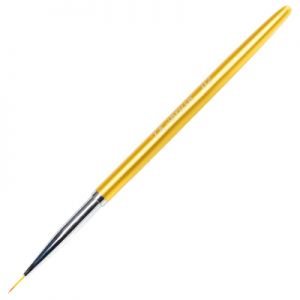Кисть для прорисовки золотая ручка №2, ультратонкий ворс, IRISK - NOGTISHOP