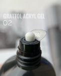  Grattol Acryl Gel 02 белый, 30 мл.