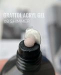 Grattol Acryl Gel 08 (камуфляж бежевый) шиммер, 30 мл.