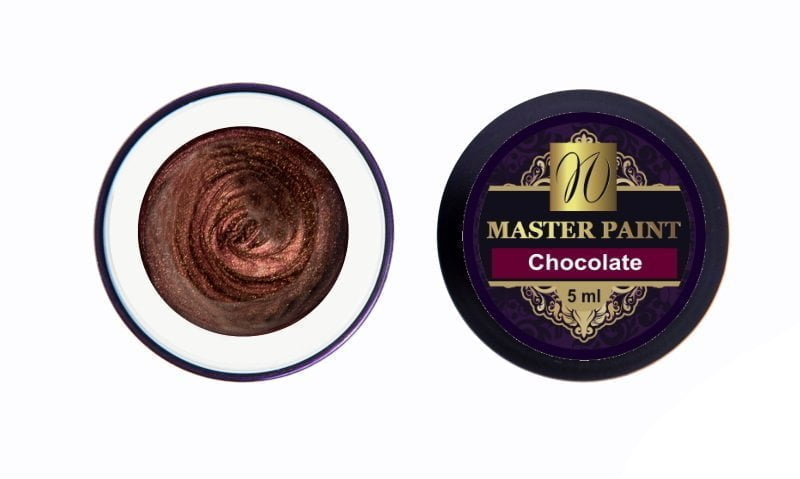 Гелевая краска Master Paint Chololate MN01, 5 мл - NOGTISHOP
