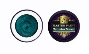 Гелевая краска Master Turquise Dream MN04, 5 мл - NOGTISHOP