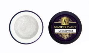 Гелевая краска Master Paint Milk Diamond SN01, 5 мл - NOGTISHOP