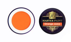 Гелевая краска Master Paint Orange Juice, 5 мл - NOGTISHOP