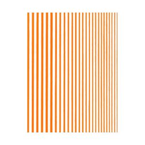 Лента для дизайна 3D нить "Полосочки" Оранжевый Неон Tartiso - NOGTISHOP