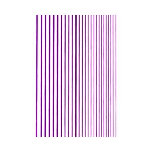 Лента для дизайна 3D нить "Полосочки" Фиолетовая Металлик Tartiso  - NOGTISHOP