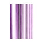 Лента для дизайна 3D нить "Полосочки" Фиолетовая Металлик Tartiso 