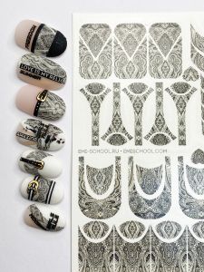 Naildress Slider Design (слайдер-дизайн) Серая этника, EMi - NOGTISHOP