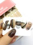 Naildress Slider Design Коричневый мрамор № 19, EMi