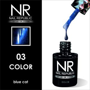 Гель-лак Кошачий глаз Cat №03 Nail Republic, 10 мл - NOGTISHOP