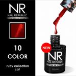 Гель-лак Кошачий глаз Cat Ruby Collection №10 Nail Republic, 10 мл 