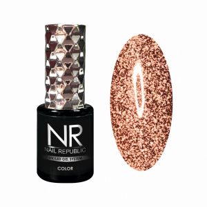 Гель-лак Flash 13 Янтарный, Nail Republic, 10 мл - NOGTISHOP