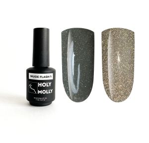 Гель-лак Holy Molly NUDE FLASH №1 11мл - NOGTISHOP