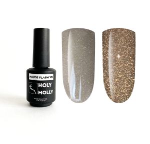 Гель-лак Holy Molly NUDE FLASH №10 11мл - NOGTISHOP