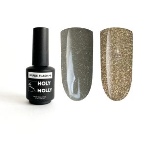 Гель-лак Holy Molly NUDE FLASH №4 11мл - NOGTISHOP