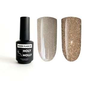 Гель-лак Holy Molly NUDE FLASH №9 11мл  - NOGTISHOP