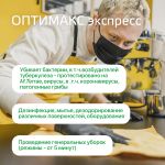 Готовое средство для дезинфекции поверхностей и уборки Оптимакс экспресс, 750 мл