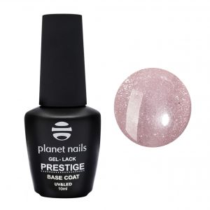 Камуфлирующая база PRESTIGE BASE PEACH SHIMMER, Planet Nails, 10 мл  - NOGTISHOP