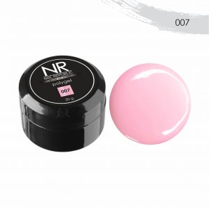 Полигель PolyGel №07, 30 мл Розовый (банка), Nail Republic - NOGTISHOP