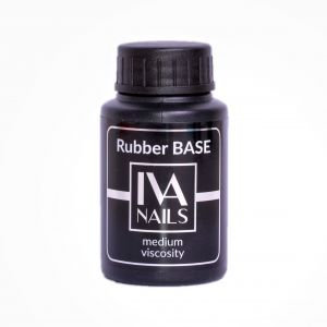 Base Rubber Medium Viscosity, 30 ml. каучуковая база IVA Nails - NOGTISHOP