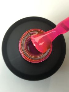 Топ без липкого слоя Витражный Imen Glass top Pink - NOGTISHOP