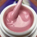 Конструирующий цветной гель с микроблеском, Pudding Gel, Pink, 15 гр