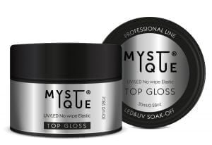 UV/LED No wipe Elastic Top «Gloss» Mystique, 30 ml 