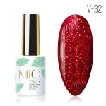 Гель-лак MIO Nails V-32. Пламя страсти, 8 мл