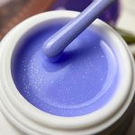 Конструирующий цветной гель с микроблеском, Pudding Gel, Violet, 15 гр 
