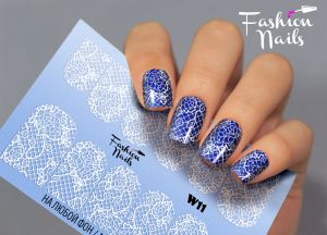 Слайдер дизайн White W11 FashionNails - NOGTISHOP