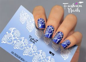 Слайдер дизайн White W13 FashionNails - NOGTISHOP