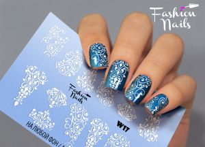 Слайдер дизайн White W17 FashionNails - NOGTISHOP