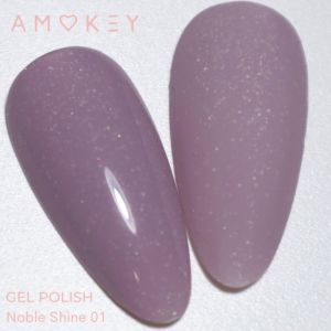 Гель-лак Noble shine №01, AMOKEY, 8 мл - NOGTISHOP