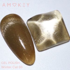 Гель-лак Winter Cat №03, AMOKEY, 8 мл - NOGTISHOP