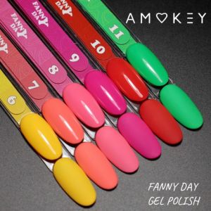 Гель-лак Fanny Day №10, AMOKEY, 8 мл - NOGTISHOP