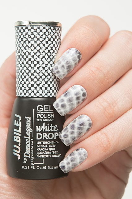 Гель-лак белый White drops 6.5 мл  Ju.Bilej - NOGTISHOP
