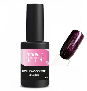 Топ без липкого слоя Hollywood-Top Legend с розовым перламутром, 8 мл Patrisa Nail - NOGTISHOP