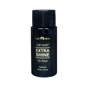 Top Coat "Extra Shine" Nail Best, 30 g / универсальный топ без липкого слоя - NOGTISHOP