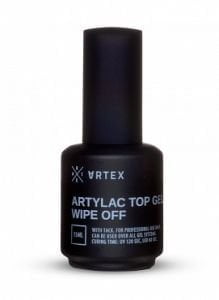 Artylac Rubber top wipe off с липким слоем, 15 мл Artex - NOGTISHOP