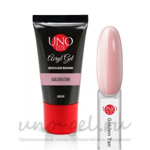 AcrylGel "Uno Lux", Golden Tan, 30 ml. - NOGTISHOP