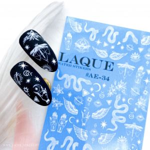 Слайдер дизайн Laque #АЕ-34 White - NOGTISHOP