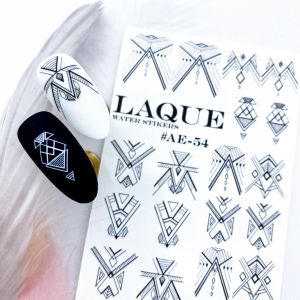 Слайдер дизайн Laque #АЕ-54 Black - NOGTISHOP