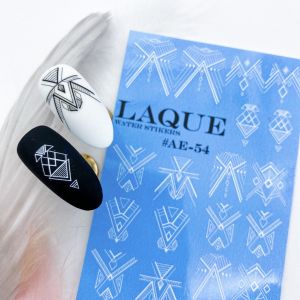 Слайдер дизайн Laque #АЕ-54 White - NOGTISHOP