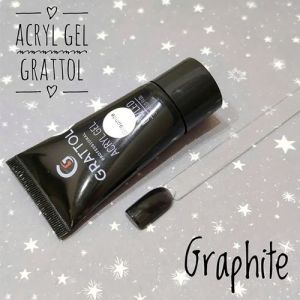 Grattol Acryl Gel Grphite графитовый, 30 мл. - NOGTISHOP