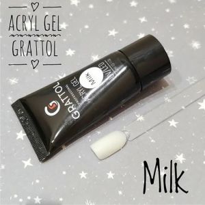 Grattol Acryl Gel 11 Milk молочный, 30 мл.  - NOGTISHOP