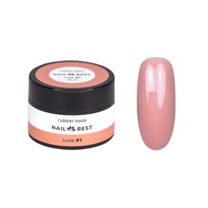 Base Nail Best Nude Rubber №01, в банке 30 g - NOGTISHOP