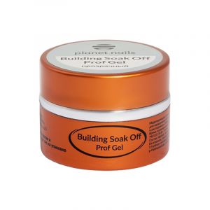 Гель моделирующий  BUILDING SOAK OFF PROF GEL, Planet Nails, 50 г    - NOGTISHOP