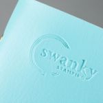 Swanky Stamping, Кейс для пластин, на 20 пластин, Голубой