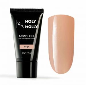 Акригель Holy Molly BEIGE 30 гр. - NOGTISHOP