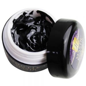 Гель-краска NOGTIKA Black agat art. M02, мастика для объемного дизайна, 5 мл - NOGTISHOP