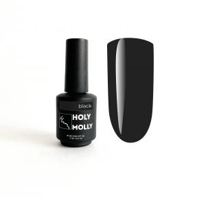 Гель-лак Holy Molly BLACK 11мл. - NOGTISHOP